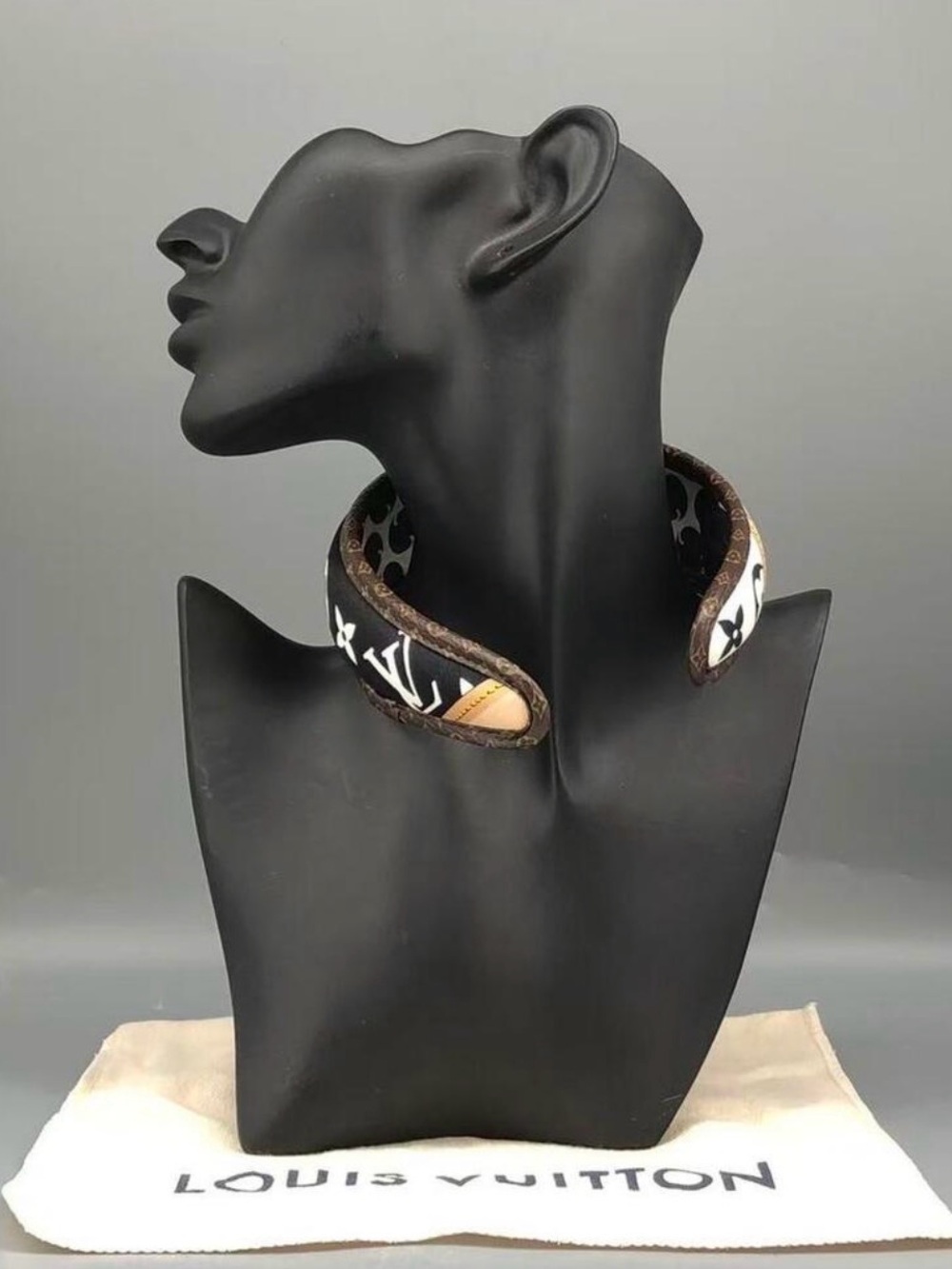 Louis Vuitton Monogram Giant White Headband